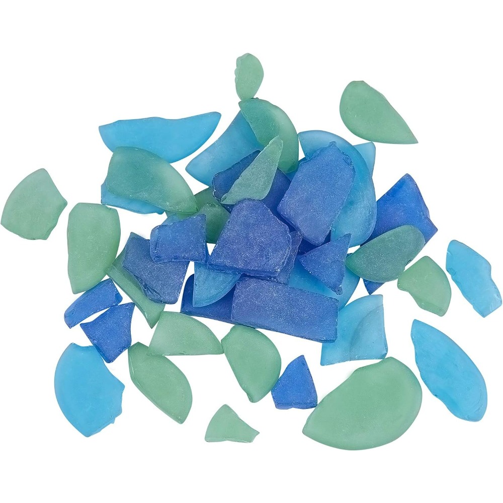 Art Craft Kit - Vaso de mar verde esmerilado y