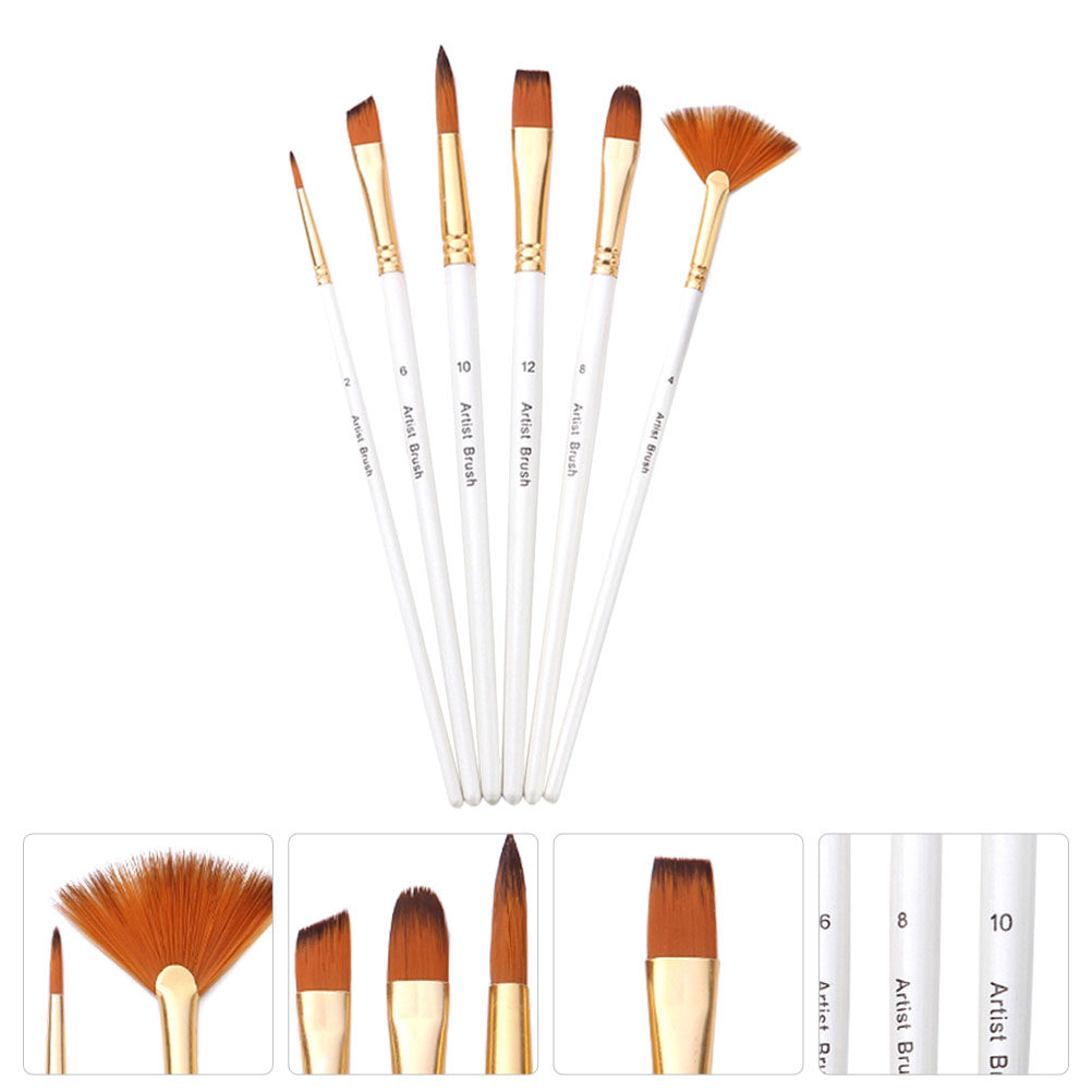 Juego de 6 pinceles para pinta - Gouache Paint Set reseña y precio