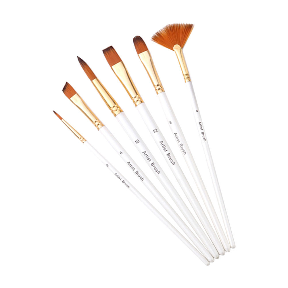 Juego de 6 pinceles para pinta - Gouache Paint Set reseña y precio