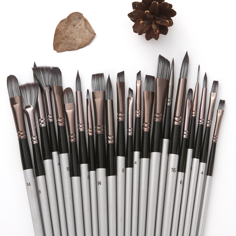 Juego de 24 pinceles de nailon - Gouache Paint Set reseña y precio