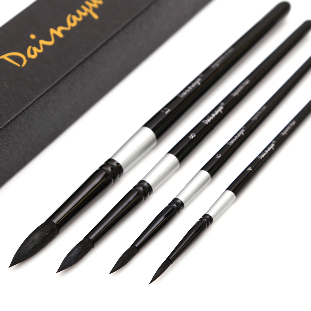 Dainayw 4 cepillos pelo ardill - Gouache Paint Set reseña y precio