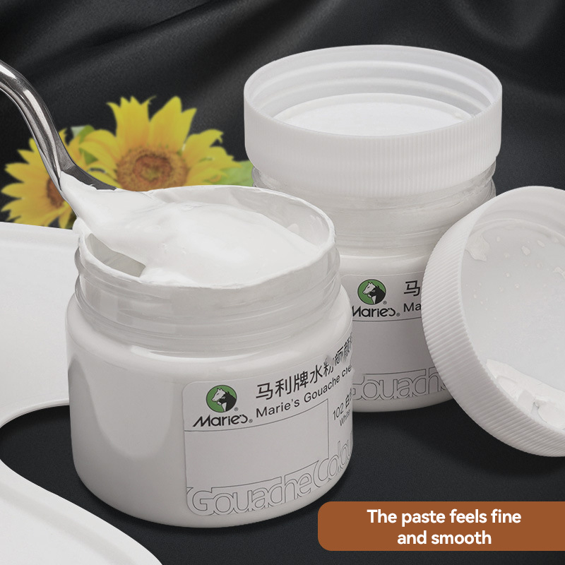 Pintura Gouache blanca, botell - Gouache Paint Set reseña y precio