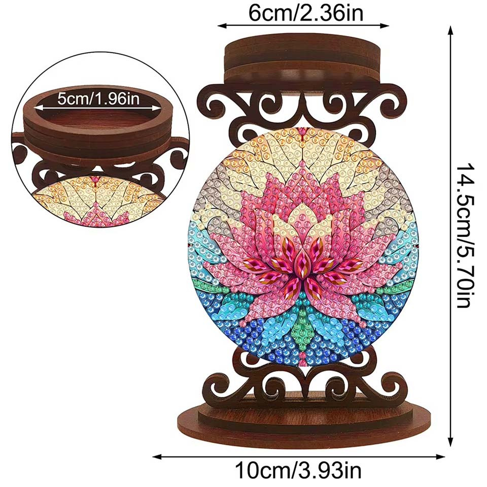Portavelas con forma de hongo, - Art Craft Kit reseña y precio