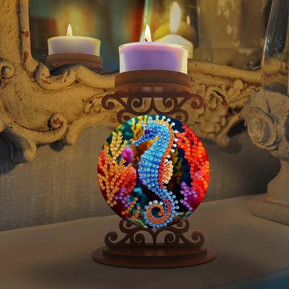 Portavelas con forma de caball - Art Craft Kit reseña y precio